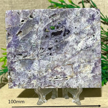 Load image into Gallery viewer, Druzy Sphalerite Crystal Slab Display – Natural Mineral Specimen Slice with Stand for Collection &amp; Home Decor