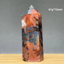 Load image into Gallery viewer, 1PC Natural Aquatic Moss Mineral Quartz Obelisk for Healing