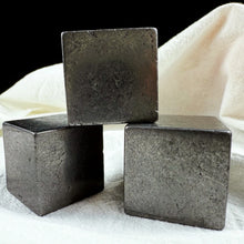 Load image into Gallery viewer, Natural Shungite Cube – Polished Crystal Mineral Stone for Office, Bedroom &amp; Home Decor