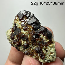 Load image into Gallery viewer, Natural Inner Mongolia Garnet Crystal Specimen – Raw Mineral Stone for Collection &amp; Home Decor