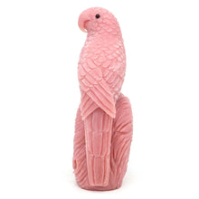 Load image into Gallery viewer, 5.3" Parrot Statue Natural Pink Opal Hand Carving Home Decor