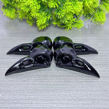 Load image into Gallery viewer, Natural Black Obsidian Crow Skull Carving