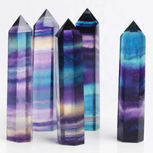 Load image into Gallery viewer, Natural Crystal Wand – Hexagonal Point Stone – Multiple Variants – Healing, Crafts, Home Decor, Gift