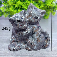 Load image into Gallery viewer, 1PC Yooperlite Cat Natural Crystal Carving