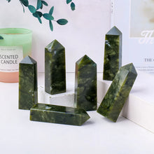 Load image into Gallery viewer, 1PC Natural Green Jade Healing Obelisk