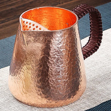 Load image into Gallery viewer, Handcrafted Coffee Mug Vintage Pure Copper Weave Handle Thickened 500ml