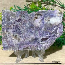 Load image into Gallery viewer, Druzy Sphalerite Crystal Slab Display – Natural Mineral Specimen Slice with Stand for Collection &amp; Home Decor