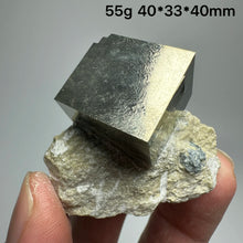 Load image into Gallery viewer, 1PC Natural Spain Pyrite Cube Crystal Specimen for Healing