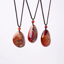 Load image into Gallery viewer, 1PC Natural Sardonyx Tumbled Stone Raw Polished Pendant