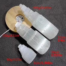 Load image into Gallery viewer, Natural White Selenite Gypsum Crystal Tower