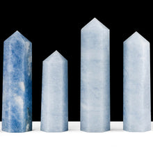 Load image into Gallery viewer, Natural Celestite Crystal Obelisk for Calming Energy Meditation Spiritual Decor