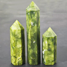 Load image into Gallery viewer, Natural Crystal Wand – Hexagonal Point Stone – Multiple Variants – Healing, Crafts, Home Decor, Gift