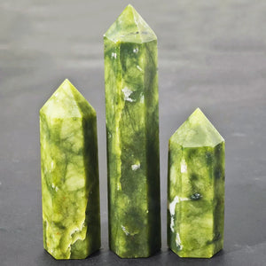 Natural Crystal Wand – Hexagonal Point Stone – Multiple Variants – Healing, Crafts, Home Decor, Gift