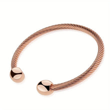 Load image into Gallery viewer, Magnetic Copper Healing Bracelet Bangle