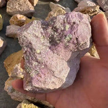 Load image into Gallery viewer, Natural Purple Phosphosiderite Rough Stone Specimen for Healing