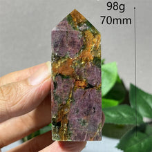 Load image into Gallery viewer, 1PC Natural Ruby Zoisite Emerald Mineral Obelisk for Healing