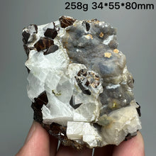 Load image into Gallery viewer, 1PC Natural Dark Brown Andradite Garnet Cluster Raw Crystal Mineral Specimen Home Decor