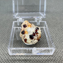Load image into Gallery viewer, Natural Florescent Hyalite and Garnet Symbiosis Mineral Specimen