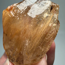 Load image into Gallery viewer, Natural Brazil Gold Rutilated Quartz Hair Crystal and specular hematite symbiosis Mineral Specimen