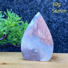 Load image into Gallery viewer, 1PC Natural Rare Pink Agate Geode Crystal Free Form Torch Specimen Home Decor