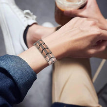 Load image into Gallery viewer, Copper Magnetic Bracelet for Men for Energy Health Benefits