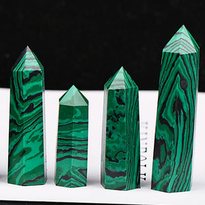 Natural Crystal Wand – Hexagonal Point Stone – Multiple Variants – Healing, Crafts, Home Decor, Gift