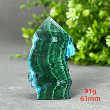 Load image into Gallery viewer, Natural Malachite Free Form Obelisk Raw Mineral Specimen for Healing