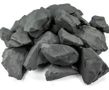 Load image into Gallery viewer, Natural Raw Shungite Stones – Healing Crystals for Protection, Reiki, Chakra – Bulk Gravel for Water Purification