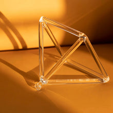 Load image into Gallery viewer, 3-10inch Clear Crystal Quartz Singing Pyramid Sound Energy Healing Instrument for Meditation