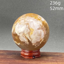 Load image into Gallery viewer, Natural Red Cherry Blossom Agate Sphere for Healing