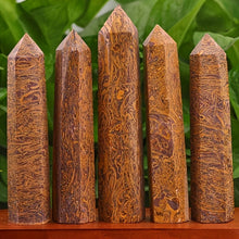 Load image into Gallery viewer, 1PC Natural Calligraphy Stone Polished Point Obelisk for Healing