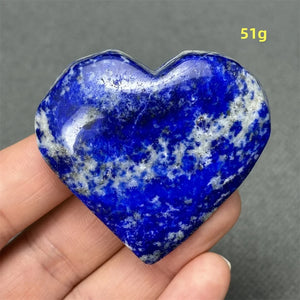 Lapis Lazuli Polished Heart Stone