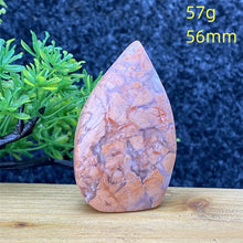 Load image into Gallery viewer, 1PC Natural Rare Pink Agate Geode Crystal Free Form Torch Specimen Home Decor