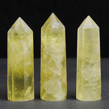 Load image into Gallery viewer, Natural Crystal Wand – Hexagonal Point Stone – Multiple Variants – Healing, Crafts, Home Decor, Gift