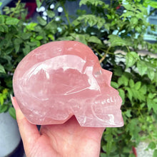 Load image into Gallery viewer, 1PC High-Quality Rose Quartz Skull Carving