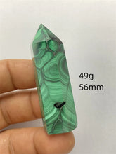 Load image into Gallery viewer, 1PC Natural Malachite Free Form Obelisk Mineral Specimen for Healing