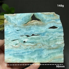 Load image into Gallery viewer, Natural Hemimorphite Mineral Raw Crystal Slice Home Decor