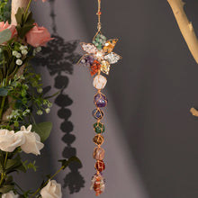 Load image into Gallery viewer, Natural Crystal Wind Chime Pendant – Raw Gemstone Hanging Display for Home, Room &amp; Wedding Decor