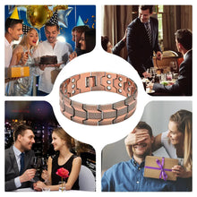 Load image into Gallery viewer, Copper Magnetic Bracelet for Men for Energy Health Benefits