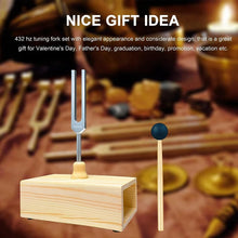 Load image into Gallery viewer, 432 Hz Tuning Fork with Resonance Box for Sound Healing