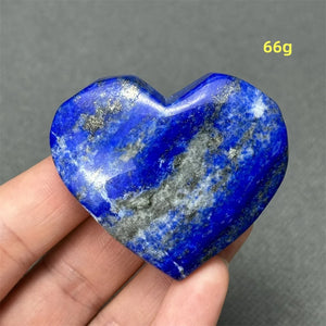 Lapis Lazuli Polished Heart Stone