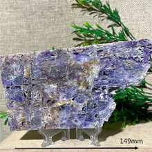 Load image into Gallery viewer, Druzy Sphalerite Crystal Slab Display – Natural Mineral Specimen Slice with Stand for Collection &amp; Home Decor