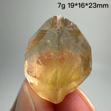 Load image into Gallery viewer, 1PC Natural Brazilian Gold Rutilated Quartz Crystal and Hematite Symbiosis Mineral Specimen Home Decor