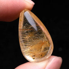 Load image into Gallery viewer, Natural Citrine Yellow Rutilated Quartz Polished Crystal Mineral Specimen