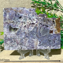 Load image into Gallery viewer, Druzy Sphalerite Crystal Slab Display – Natural Mineral Specimen Slice with Stand for Collection &amp; Home Decor