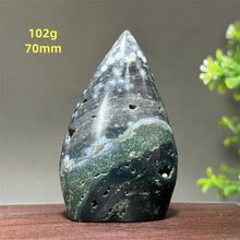 Load image into Gallery viewer, 1PC Natural Marine Jasper Free Form Torch Mineral Specimen Home Decor