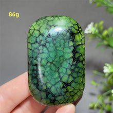 Load image into Gallery viewer, 1PC Natural Dragon Pattern Agate Palm Stone Polished