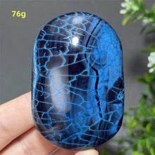 Load image into Gallery viewer, 1PC Natural Dragon Pattern Agate Palm Stone Polished