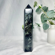 Load image into Gallery viewer, 1PC Large Natural Astrophyllite Obelisk for Healing