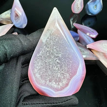 Load image into Gallery viewer, 1PC Natural Pink Agate Free Form Torch Home Decor
